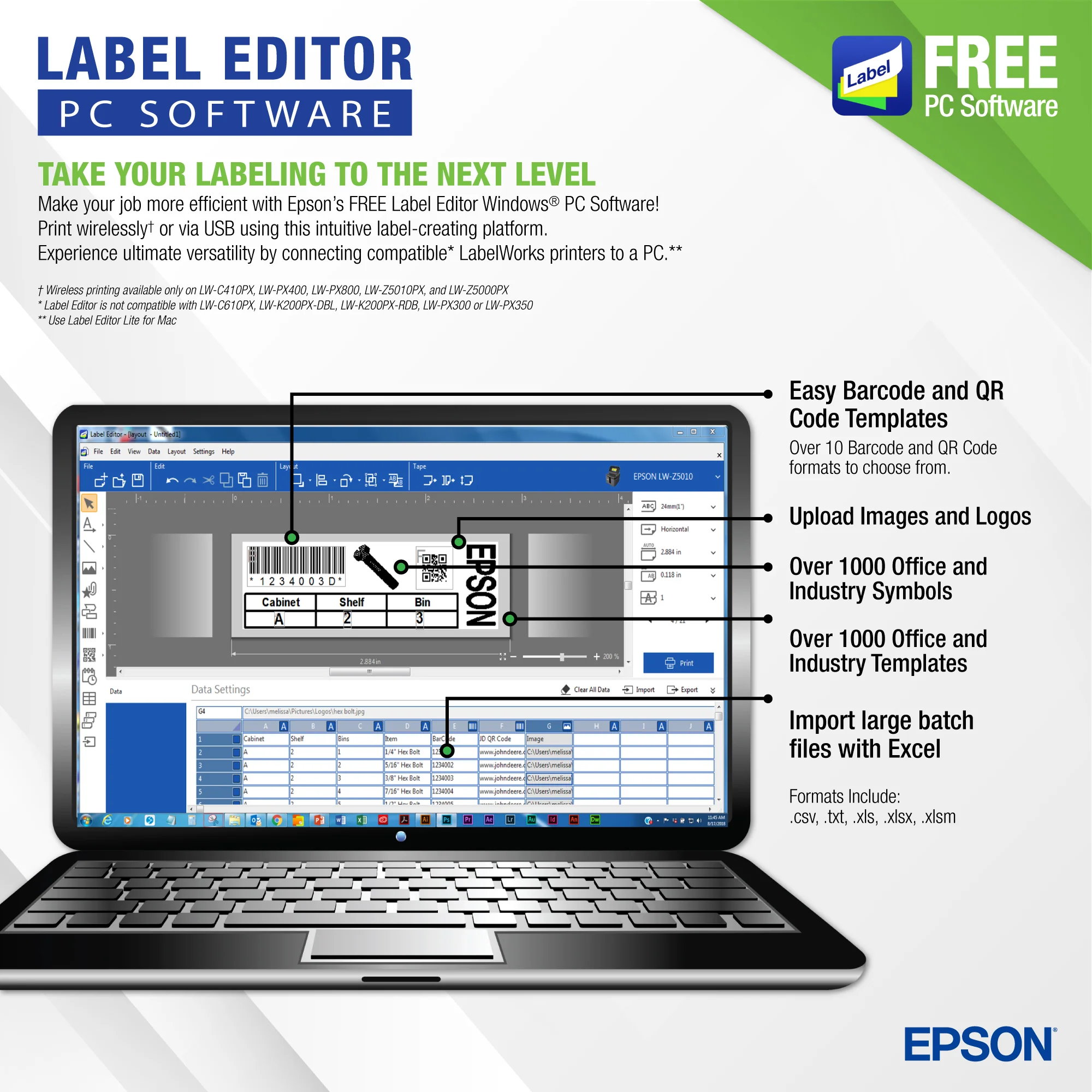 Epson LW-PX400 Printer - Image 7