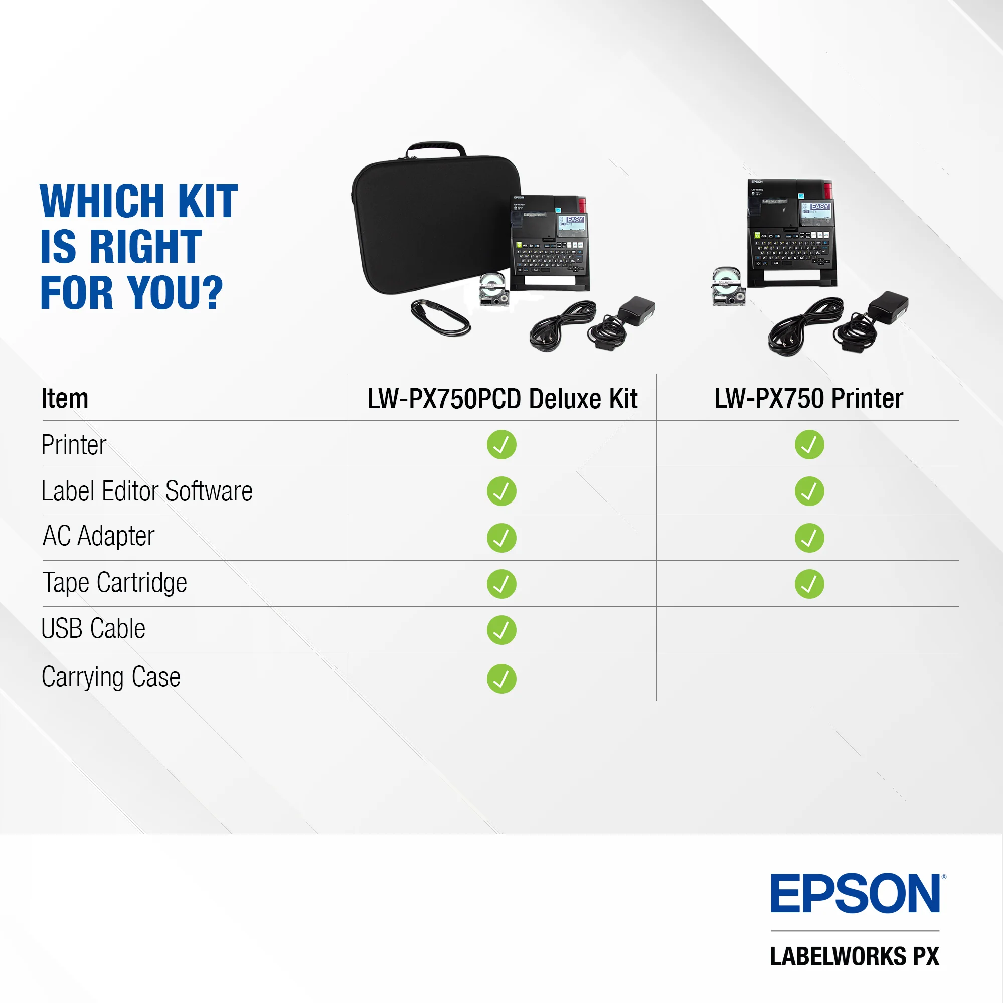 Epson LW-PX750 Printer - Image 10