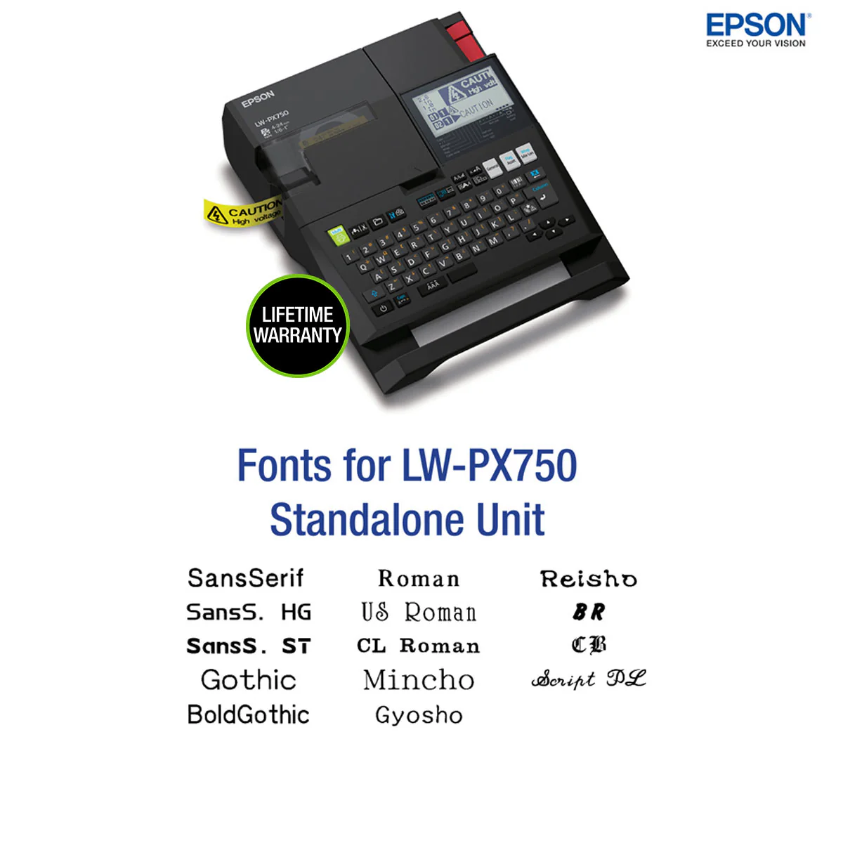 Epson LW-PX750 Printer - Image 7
