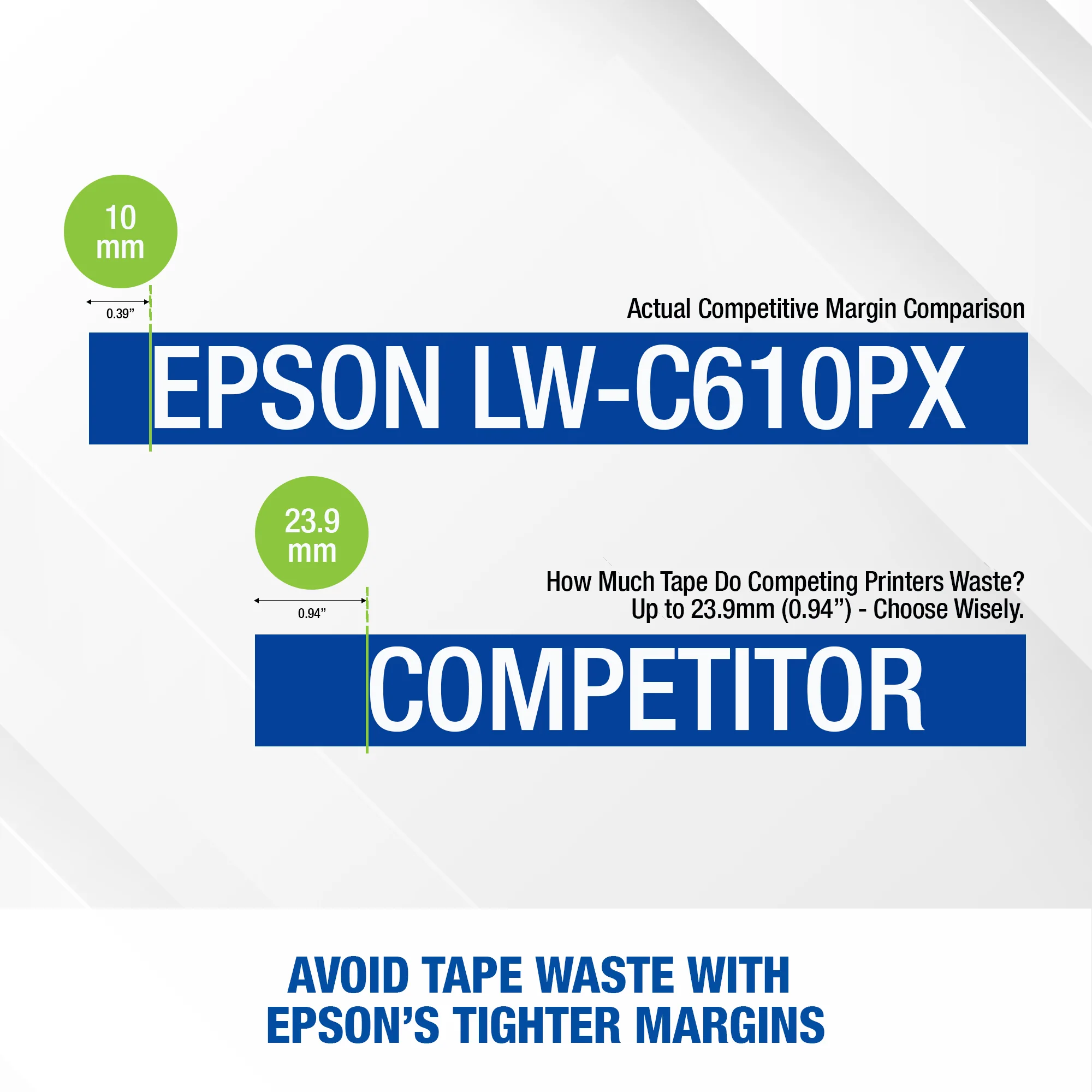 Epson LW-C610PX-BLK Printer with Adapter - Image 10