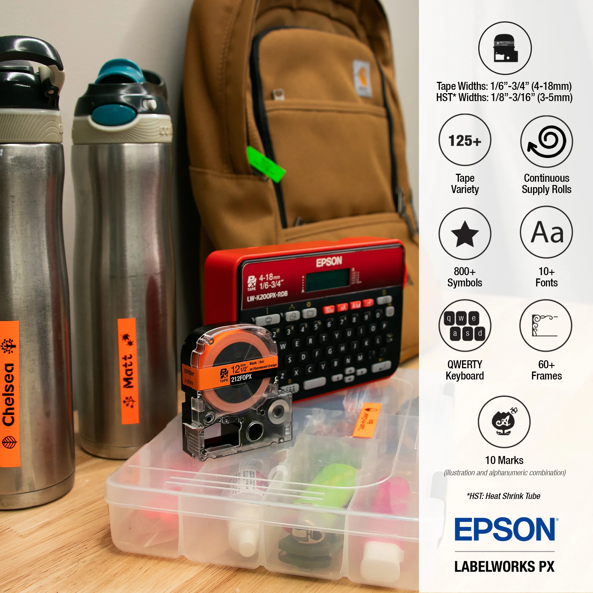 Epson LW-K200PX-RDB Printer - Image 10