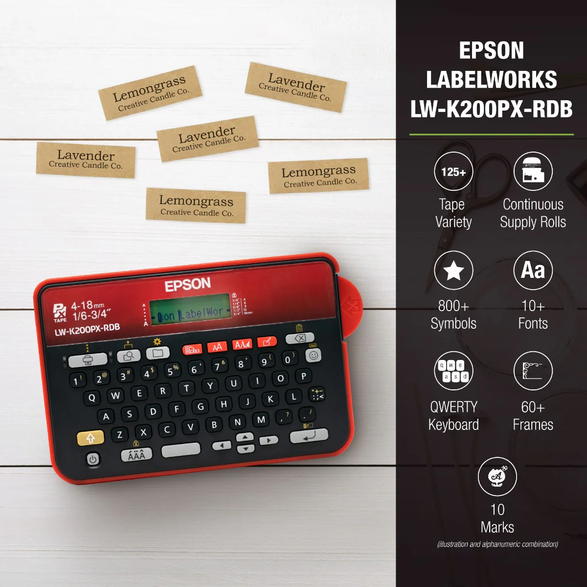 Epson LW-K200PX-RDB Printer - Image 11