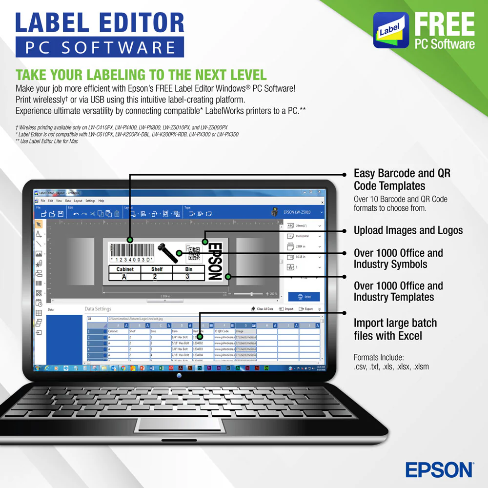 Epson LW-K740PX Printer - Image 8